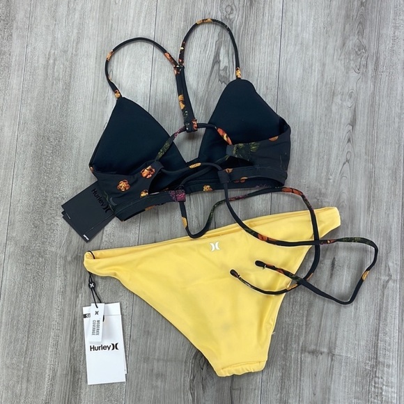 ☀️HURLEY☀️ WINTER FLORMAL SURF BOTTOMS BIKINI SET - Picture 11 of 16